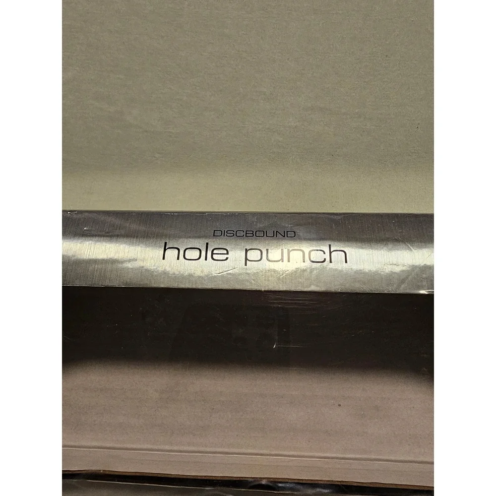 TUL Discbound Hole Punch Silver Custom Note-Taking System